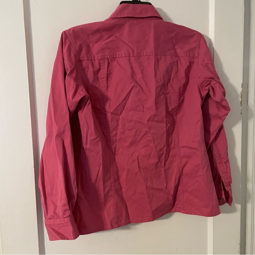 Talbots Pink Button-Up Shirt - Picture 2 of 4